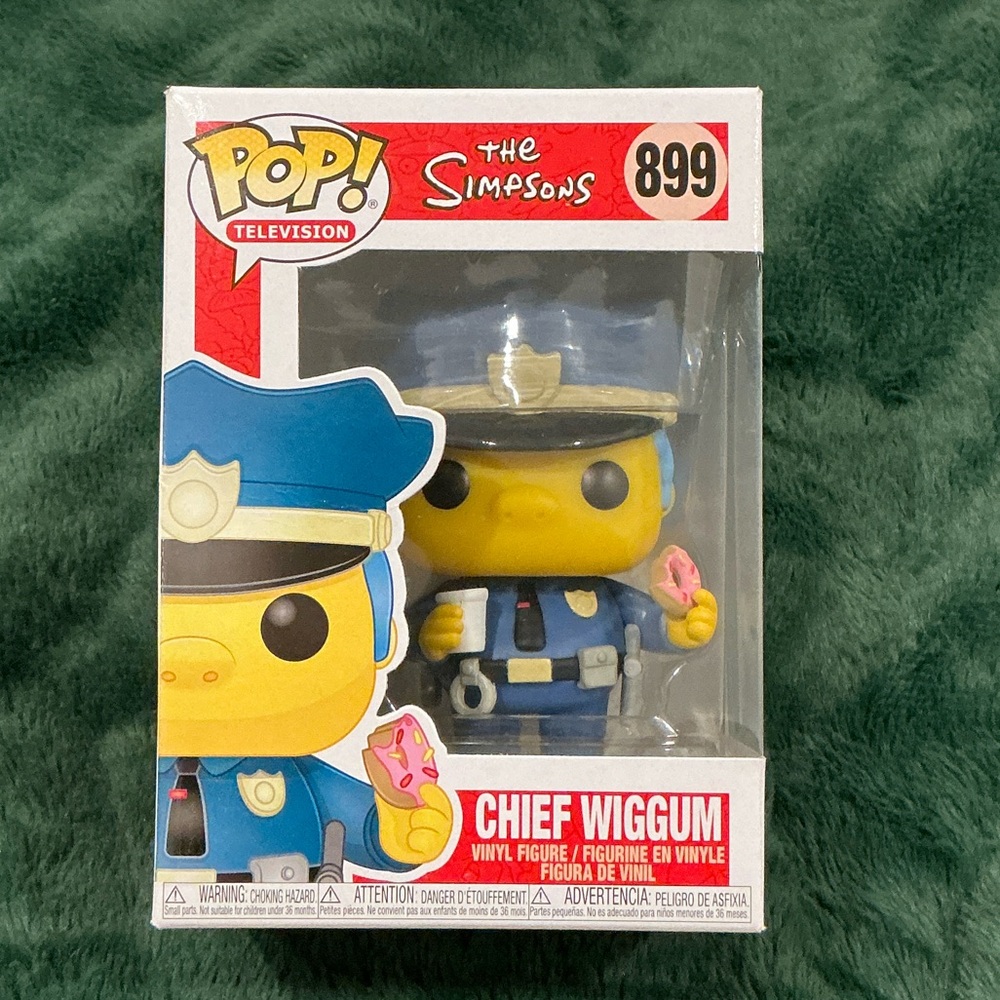 Funko Pop! The Simpsons Chief Wiggum - Yellow, Blue & Pink